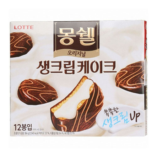 Lotte Moncher Dream Cake Cream (12pcs*32g) 384g