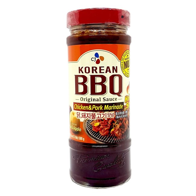 CJ Korean BBQ Chicken&amp;Pork Marinade Sauce(Hot&amp;Spicy) 500g
