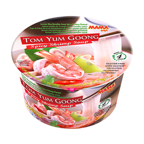 Mama Rice Vermicelli Tom Yum Goong Bowl 70g