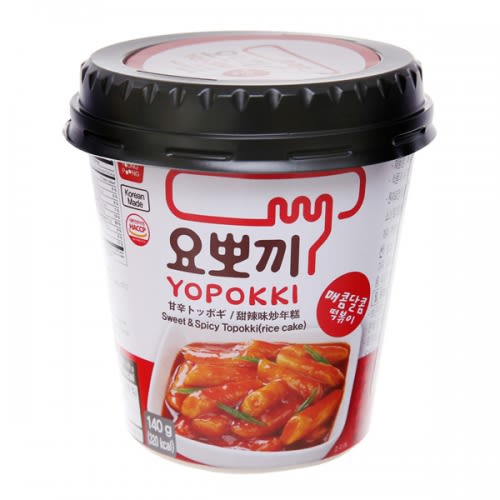 YOPOKKI Cup Ricecake-Sweet &amp; Spicy Flavor 140g