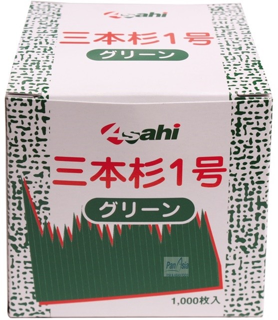 Asahi Baran 1000pcs 日式塑料绿叶