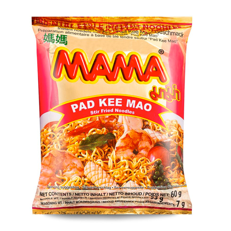 Mama Stir Fried Noodle -Pad Kee Mao 60g