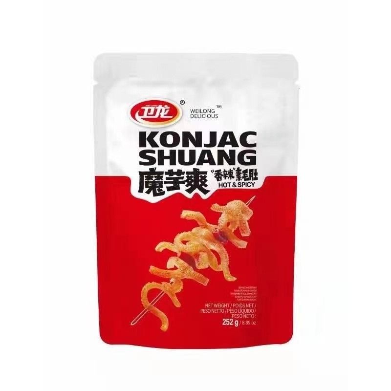 WEI LONG Konjac Shuang Hot&amp;Spicy Flavor 252g