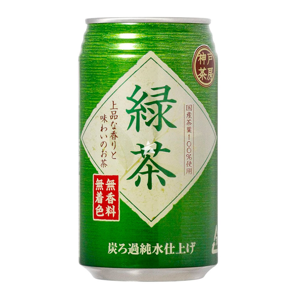神户茶房绿茶罐装 340ml