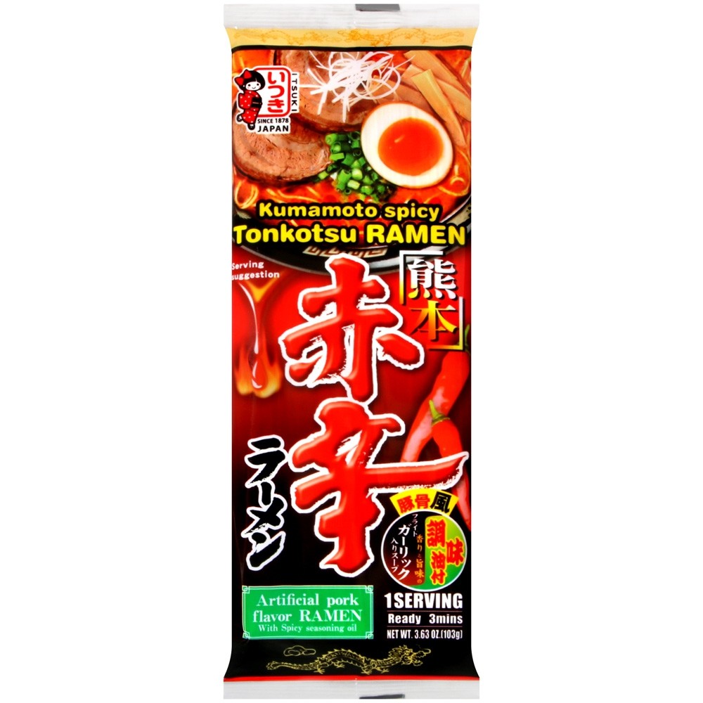 ITSUKI Ramen Kumamoto Spicy Tonkotsu 103g
