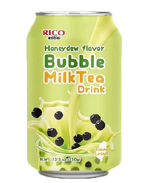 RICO Honeydew Melon Bubble Milk Tea 350ml