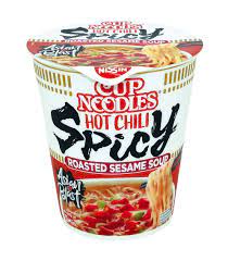 NISSIN Hot Chili Spicy Instant Noodles In Cup 66g