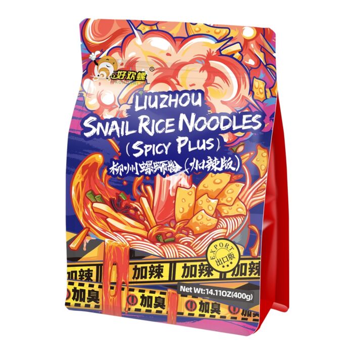 HAOHUANLUO Instant Vermicelli Snail Noodles Luosifen Extra Spicy 400g