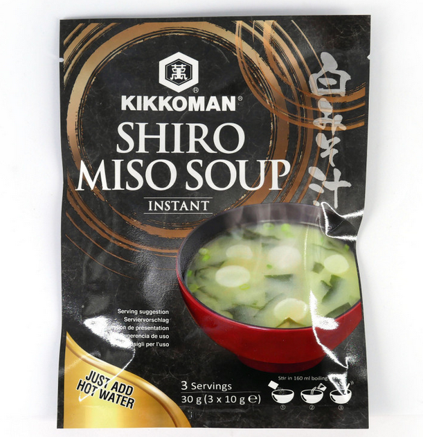 KIKKOMAN Instant Shiro(White) Miso Soup 30g (10g*3)