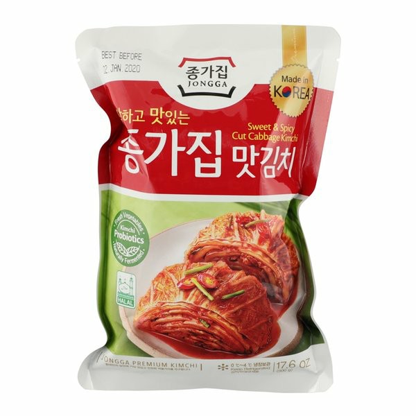 Jongga Cut Cabbage Mat Kimchi 500g 宗家切片泡菜