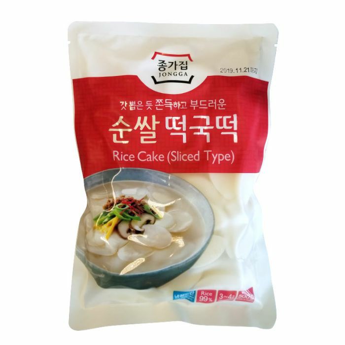 Jongga Sliced Type Rice Cake 500g