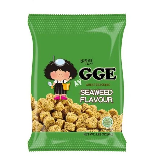 GGE Wheat Crackers-Seaweed Flavor 80g