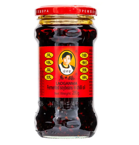 LAO GAN MA Fermented Soybeans in Chilli Oil 280g