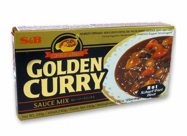 S&amp;B Golden Curry Mix-Hot 220g
