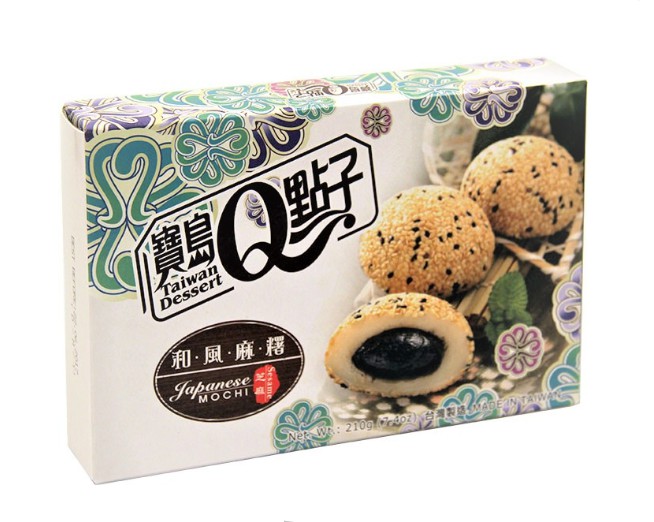 Q-BRAND Mochi-Sesame Flavor 210g