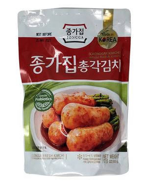Jongga Ponytail Radish Kimchi 500g