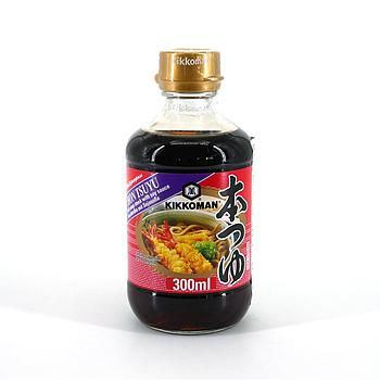 KIKKOMAN Hon Tsuyu Non-GMO (Soup Stock with Soy Sauce) 300ml
