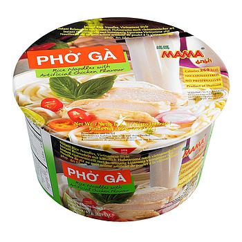 Mama Instant Rice Noodle Pho Ga Bowl-Chicken Flavour 65g
