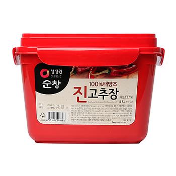 CJW Gochujang Red Pepper Chilli Paste 5kg 清净园韩国辣椒酱