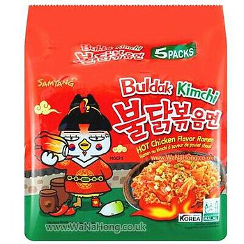 SY Hot Chicken Ramen (Kimchi Flavor) Multi Pack (135gx5pcs) 675g