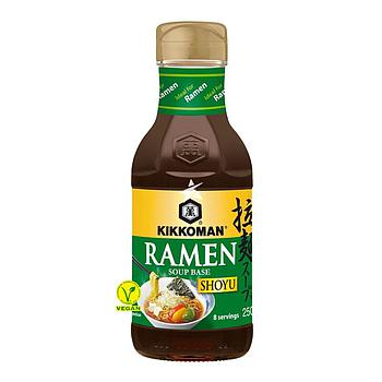KIKKOMAN Concentrated Ramen Noodle Soup Base - Shoyu (Soy Sauce) Flavour 250ml