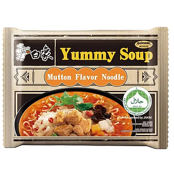 BAIXIANG Instant Soup Noodles Mutton Flavour 103g