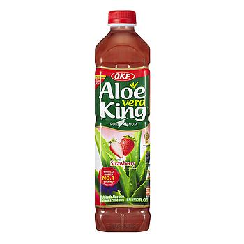 OKF Aloe Vera King-Strawbery Flavor 1.5L