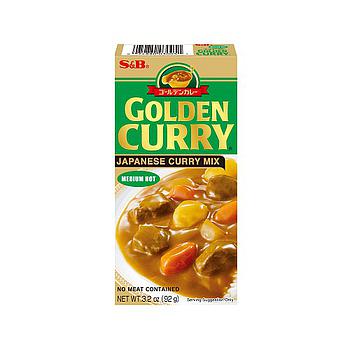 S&B Golden Curry Mix-Medium Hot 92g