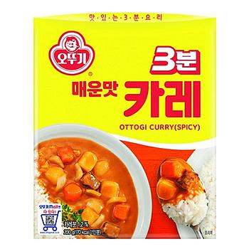 OTTOGI 3mins Curry-Spicy 200g
